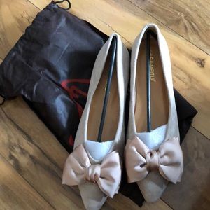 💕Super cute flats with bow💕